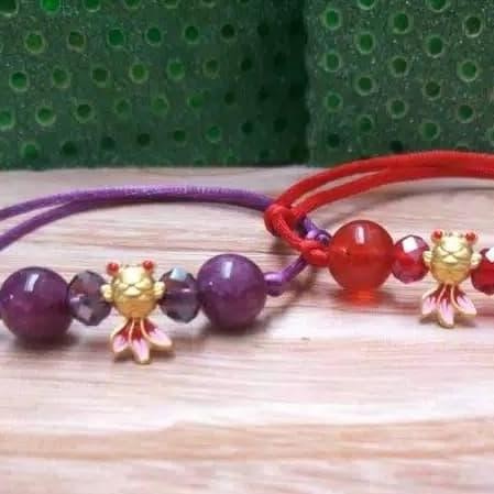Gelang Tali Cina Ikan Koi Rejeki Emas Hongkong Hk 24 Karat 999 Orginal Co