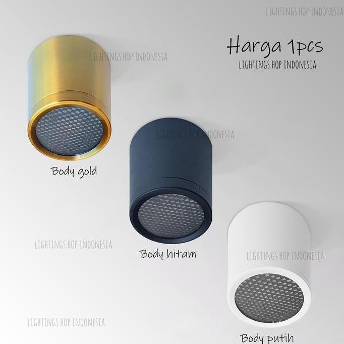Lampu downlht tempel plafon bulat outbow led