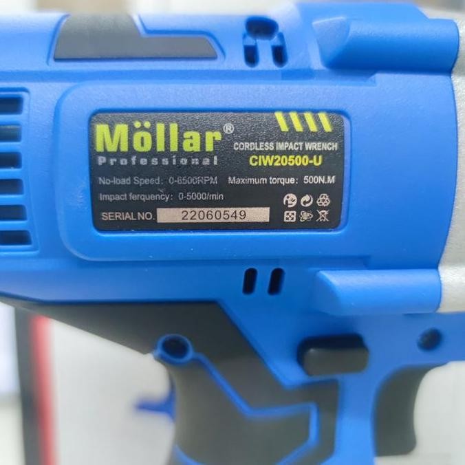 MOLLAR CIW20500 Cordless Impact Wrench Brushless 500 Nm / JLD 550 Nm