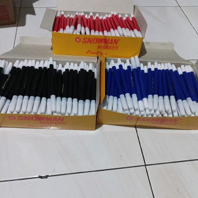 

Spidol Snowman Kecil 1 Gross Isi 12Lsn Kwalitas Super,Aneka Warna Co