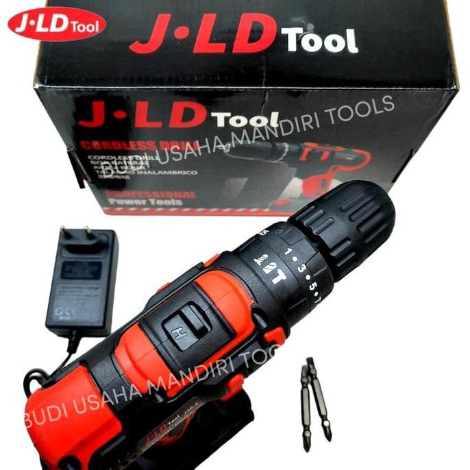 Bor Baterai 36V 1 Baterai - Bor Cordless 36V - Cordless Drill 36v -Jld