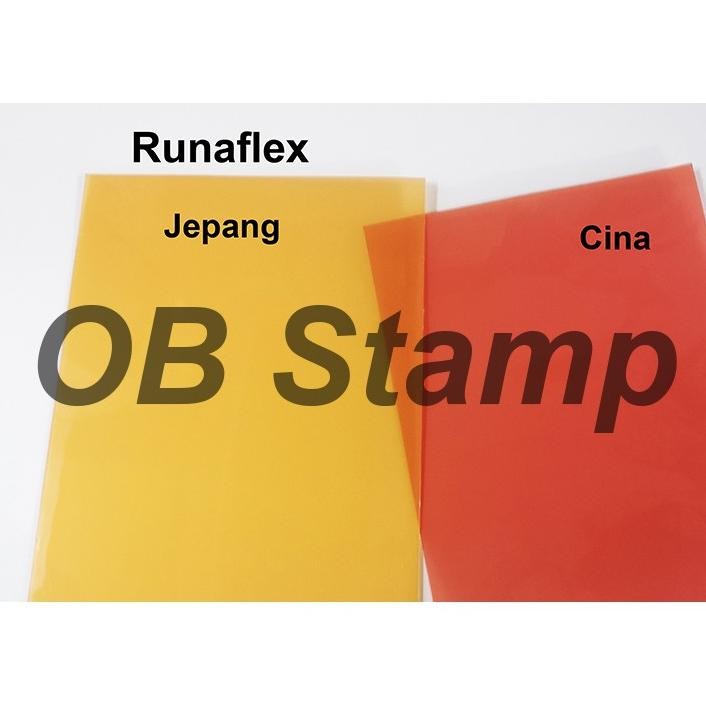 

HJK Karet Runaflex Runaflek Ukuran Kecil - Photopolymer Printing Plate