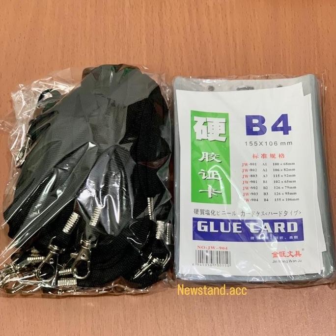 

Bundling 20 Pcs Id Card B4 + 20 Pcs Tali Id Card Kait Co