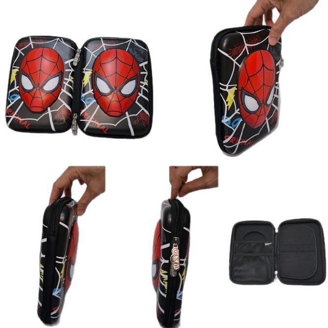 

Tempat Pensil Spiderman Bahan Eva Hardcase Timbul 3 Dimensi Co