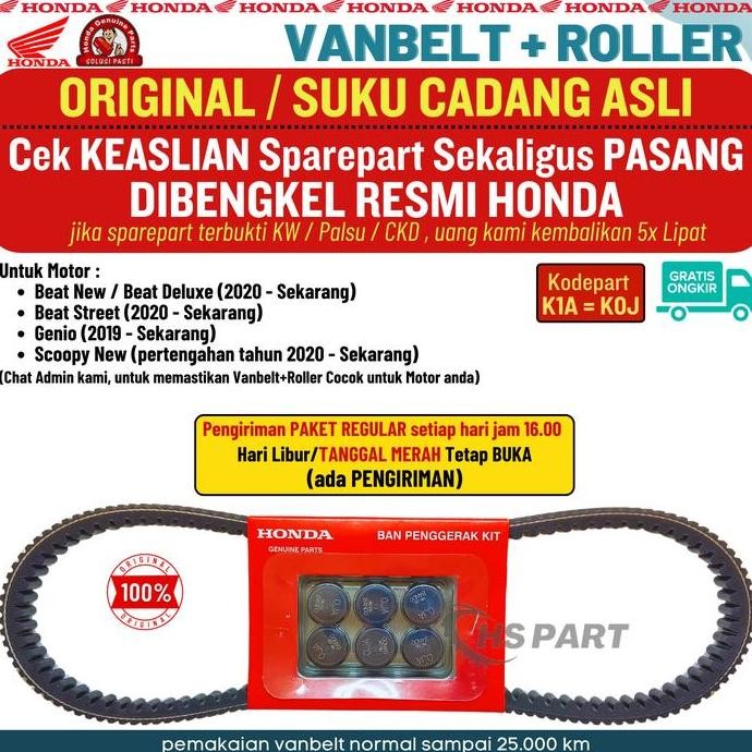 HARGA DISC - Vanbelt Genio Ori , Vanbelt Genio KOJ , Vanbelt Beat Duluxe Original , Vanbelt Beat Dul