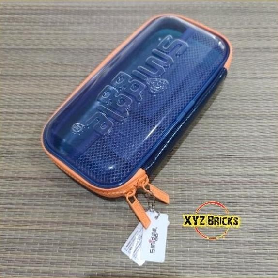 

Smiggle 443681 - Squiggle See Through Small Hardtop Pencil Case Blue Co