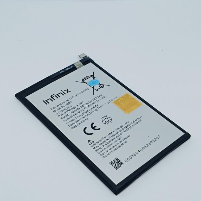 Premium Baterai Batre Infinix Hot 12 Play X6816 Original 6000Mah