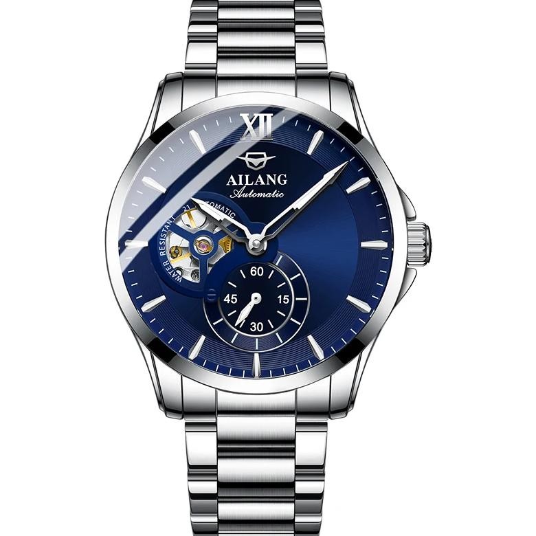 AILANG Men's Watch Famous Brand Genuine Automatic Mechanical Watch Hollow Design Fashion Luminous Wa