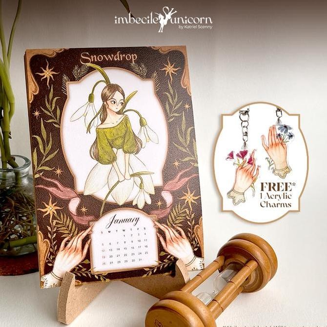 

Florescence - Birth Flower 2025 Calendar | Imbecileunicorn Co
