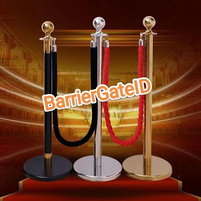 

Tiang Pembatas Antrian Dengan Tali Beludru Bludru Mewah Co