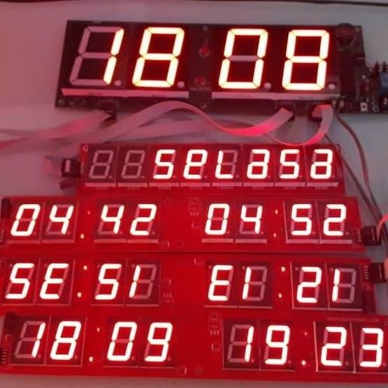 

Kit Modul Jadwal Sholat Jam 2.3 Inch Kalender Jadwal 1.2 Inch Co