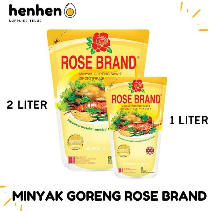 

Murah Minyak Goreng Rose Brand Refill 1 Liter / 2 Liter