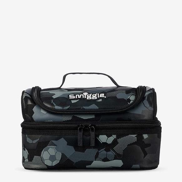 Smiggle Lunch Box Double Decker Illusion Boy - Black Co