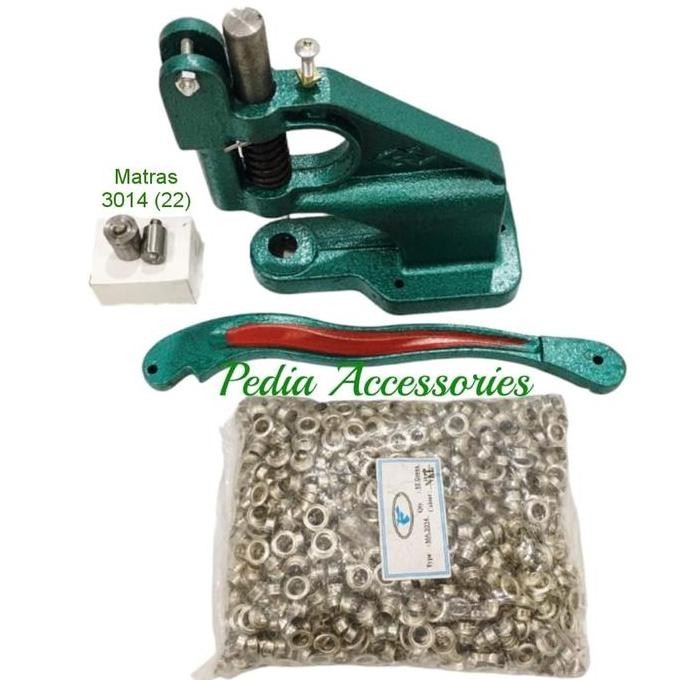 Paket Hand Press Handpress Mata Ayam Sapi Eyelet Banner Spanduk 8Mm Co