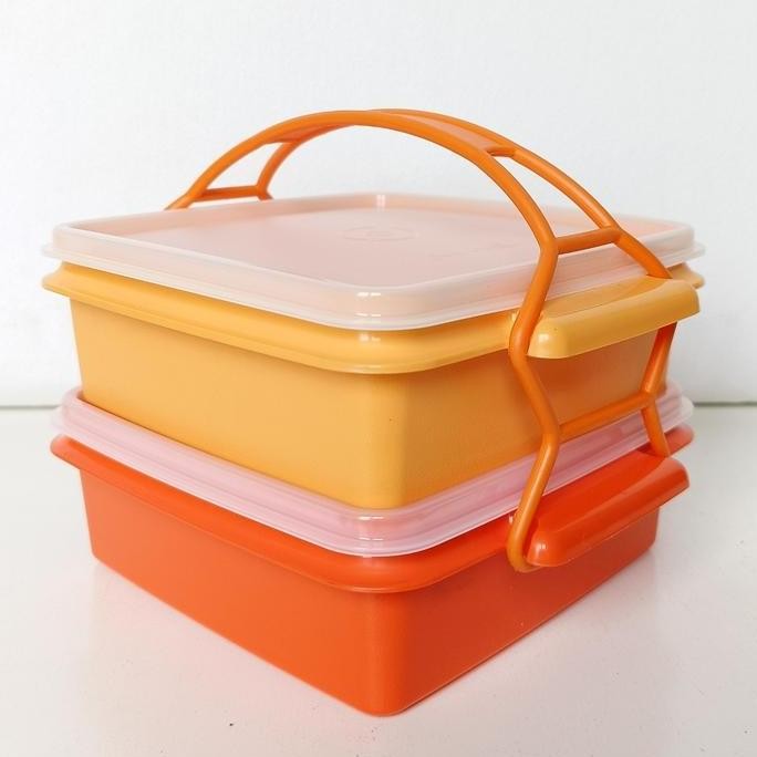 Sale Langka Tupperware Set Rantang Susun 2 /Tupperware Carry All Set Co