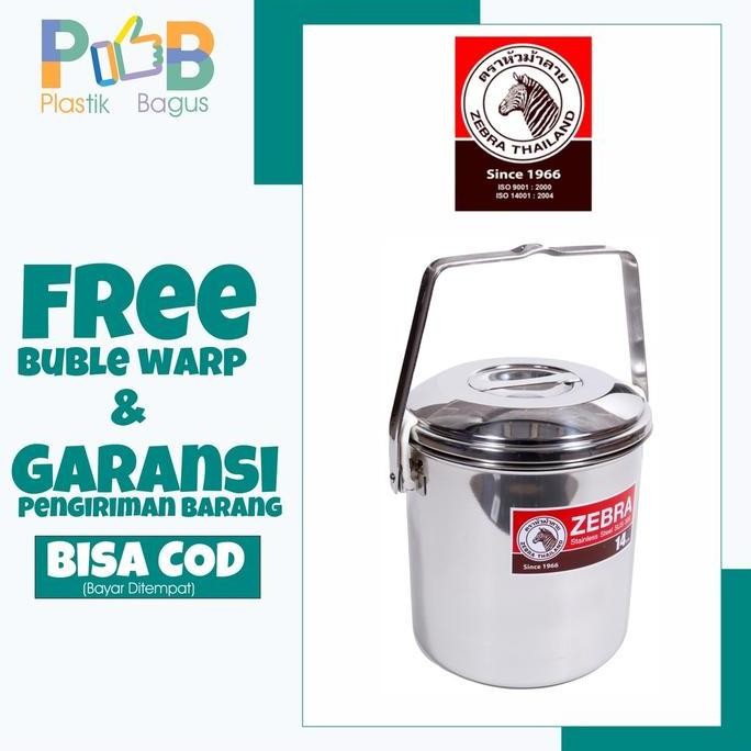 Rantang Tunggal Stainless Steel 14 Cm Zebra 151614 Co