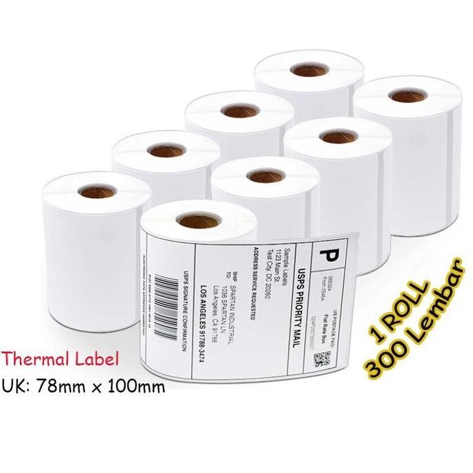 

Label Thermal 78x100 Kertas Sticker Barcode 78 X 100 mm Isi 300 Pcs jwel33 Diminati Banget