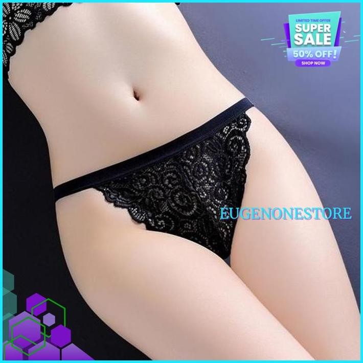 WANITA G STRING SEXY TRANSPARAN THONG MINI NAKAL CELANA DALAM LACE C PRODUK TERBAIK