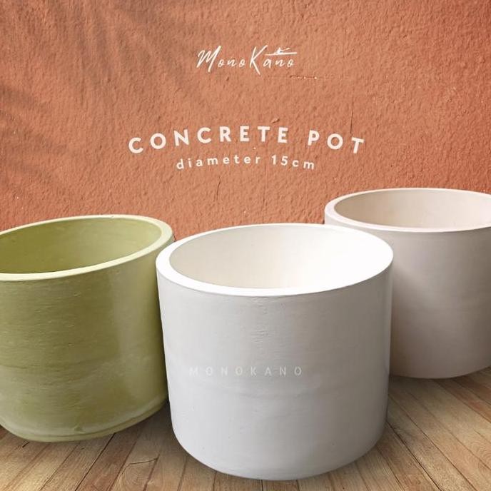 Hot Sale Baru Pot Tanaman Besar D15 Waterproof/Concrete Pot/Cylinder/Bulat/Pot Besar Beton/Grosir/Po