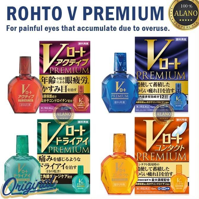 Rohto V Premium Series Eye Drop Original Japan