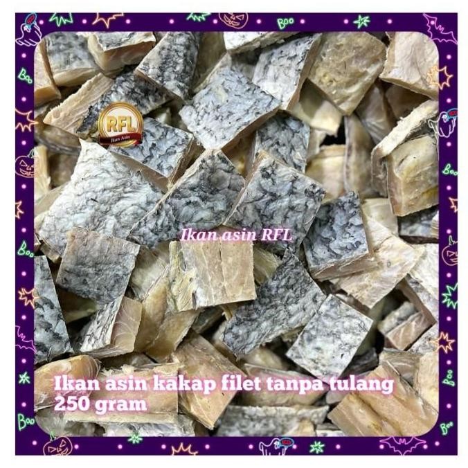 

Ikan Asin Kakap Filet Buang Tulang 250Gram