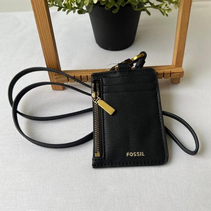 

Sofia Lanyard Card Case Zip Medium Black Co