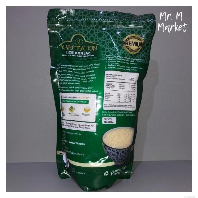 

(Allthebest) Beras/Nasi Porang Instan / | Kareta'Kin Premium 1kg