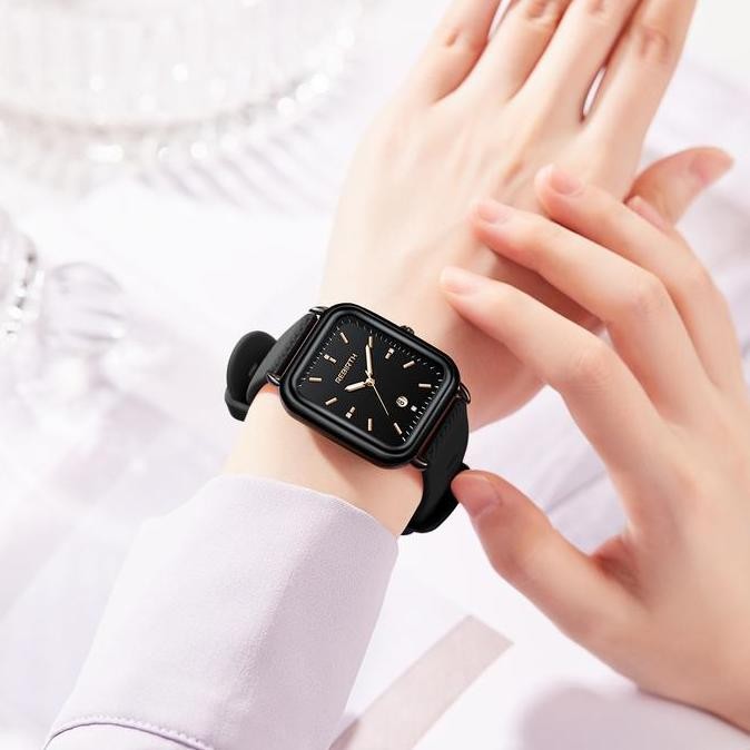 REBIRTH Jam Tangan Wanita Bercahaya Anggun Anti Air Jam Tangan Cewek HS