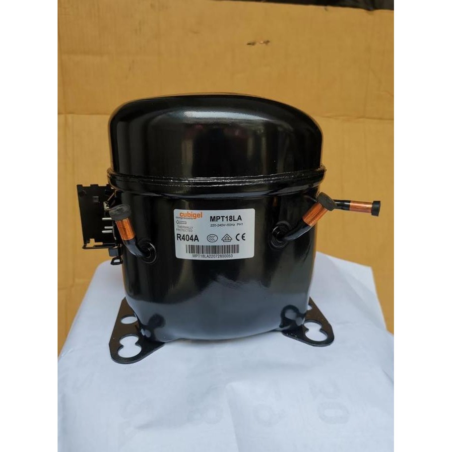 TERBARU - KOMPRESOR CUBIGEL MPT18LA | KOMPRESOR FREEZER/KULKAS 3/4PK R404a LBP ( Pengganti KULTHORN 