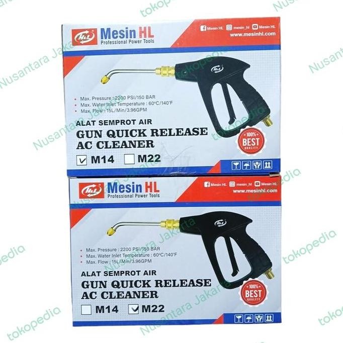 Steam Gun Quick Release H&L Jet Cleaner / Gun Ac Washer Hl Ori