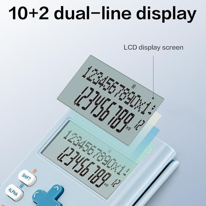 

Deli Kalkulator Ilmiah E1700 Dengan Tampilan Ganda Dan Tombol Silikon Responsif - Alat Calculator Co