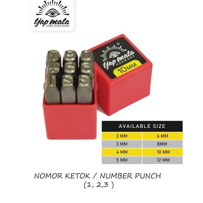 

TJAP MATA / CAP MATA Nomor / Angka Ketok / Number Punch