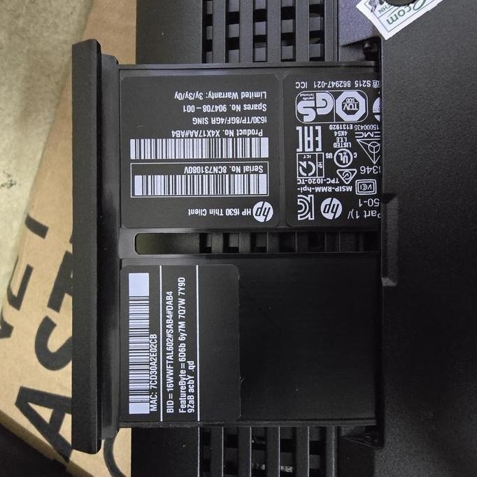 Mini Pc Hp Thin Client T630 Amd Gx 420 Gi Ram Ddr 4 8 Gb Ssd 256 Gb New Stok