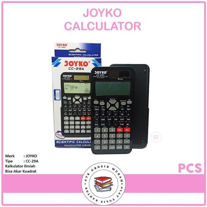 

Joyko - Scientific Calculator Cc-29A - Pcs Co
