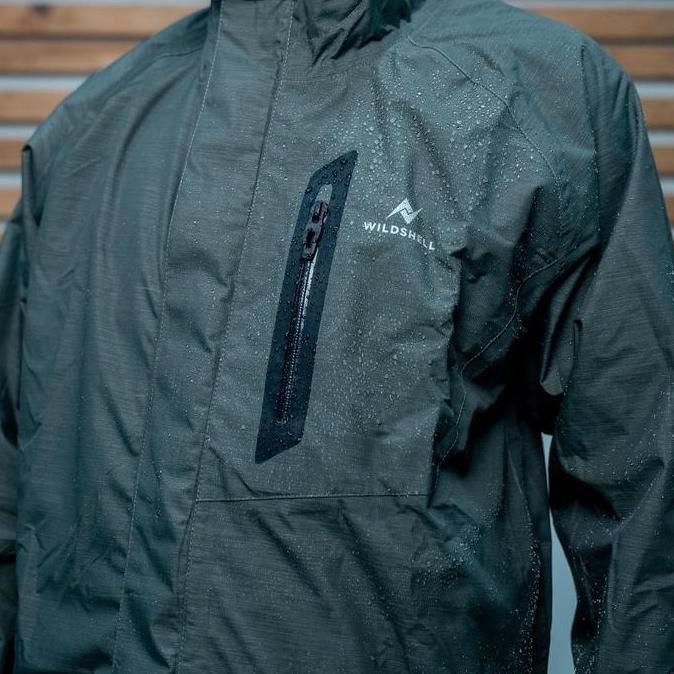 BEBAS ONGKIR - Wd wild Jas hujan Raincoat waterproof original Outdoor jaket hujan