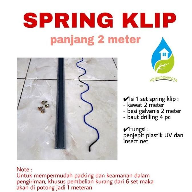 Spring Klip Plastik Uv - Penjepit Plastik Uv - Penjepit Insectnet