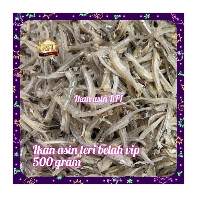 

Ikan Asin Teri Belah Hitam Vip 500 Gram