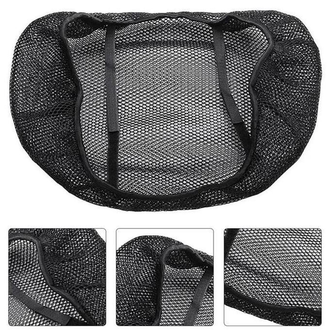 Sarung Jok Sepeda Motor Jaring 3D Bersirkulasi Antiselip Aksesori Bantalan Sarung Jok Skuter Sepeda 