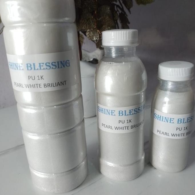 Cat Pu Pearl White Briliant/Lembayung Putih Berparticle Kasar#Cat Mobil#Cat Motor Promo