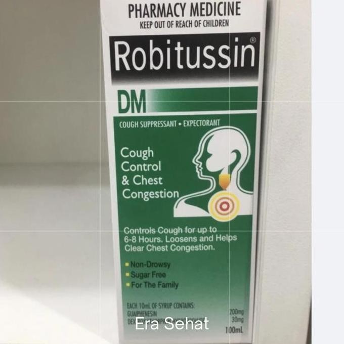 TERBARU - Robitussin hijau dm 100ml