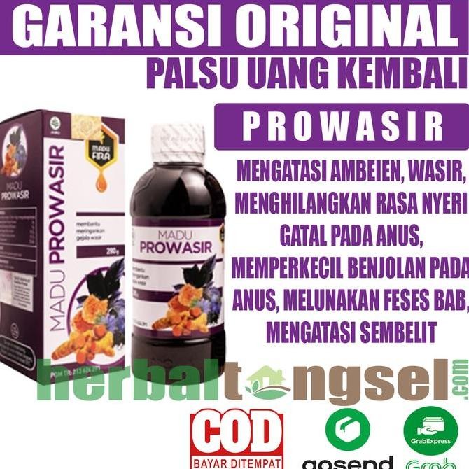 BEBAS ONGKIR - Madu PROWASIR Obat Ambeien Wasir obat ambeien ampuh Garansi Original