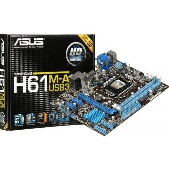 TERMURAH - Motherboard Asus H61M-A / H61M-C /H61M-E - LGA1151 DDR3