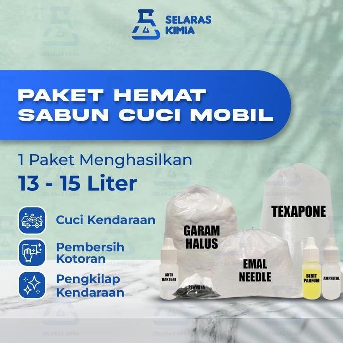 Paket Diy Sabun Cuci Mobil / Sabun Cuci Mobil / Car Wash Promo