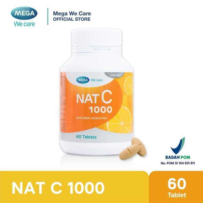 Mega We Care Nat C 1000 (60) Original Dan Terpercaya