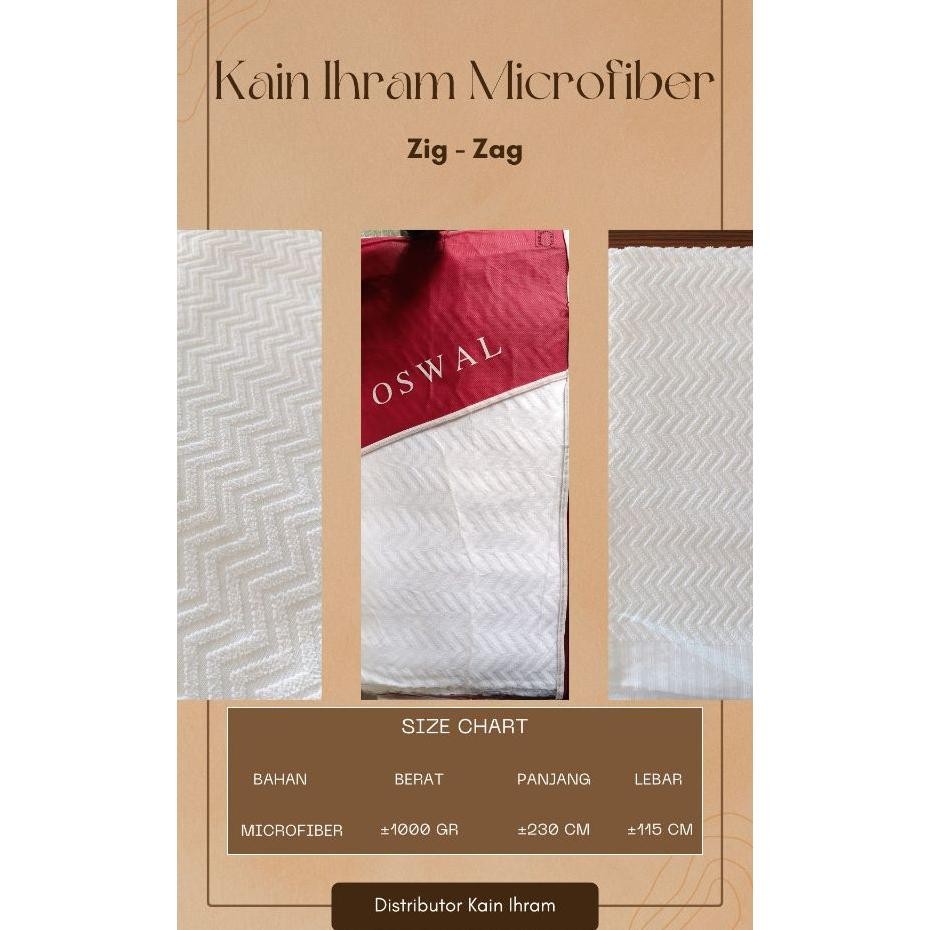 Kain Ihram Microfiber Kain Ihram Dewasa Microfiber