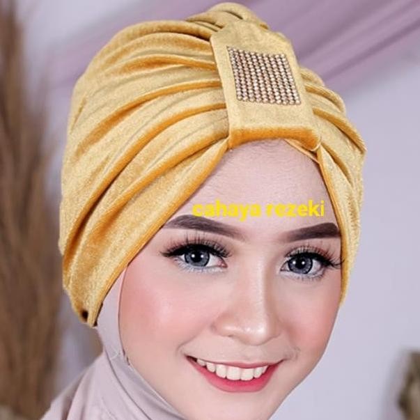 TURBAN PAYET WANITA BLUDRU MEWAH HIJAB TURBAN TERBARU ASLI 100% ORIGINAL OFFICIAL MODERN GARANSI BRA