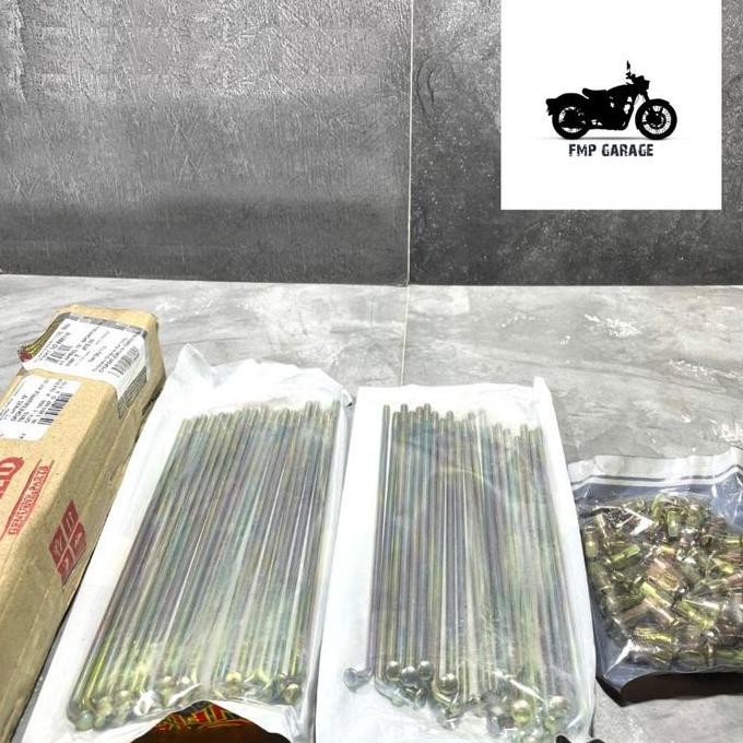 Spokes Jari Velg 19 Royal Enfield Bullet Classic 40 Lubang Genuine