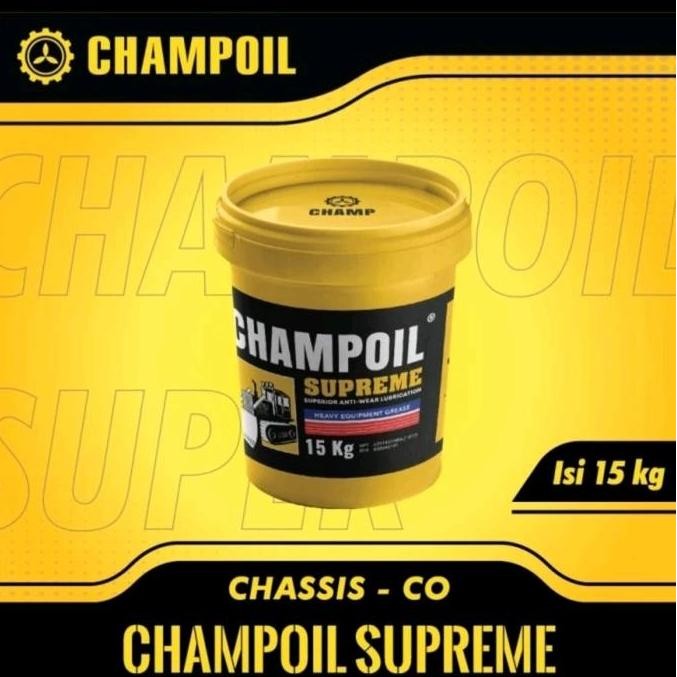 Grease Champoil 1Pail 15Kg Gemuk Pelumas Champoil 15Kg Diskon