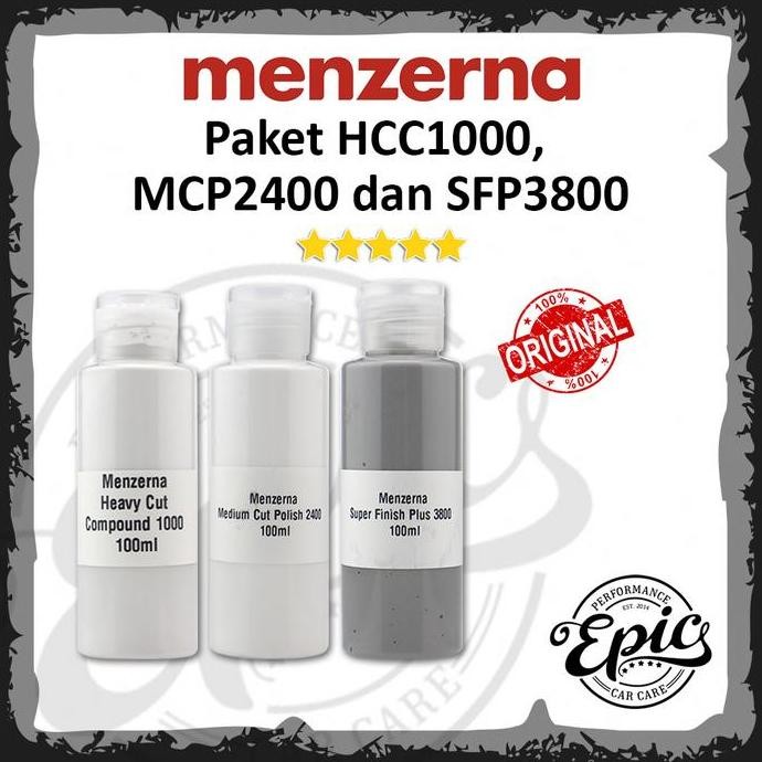 Paket Menzerna Hcc1000 Menzerna Mcp2400 Menzerna Sfp3800 100Ml Harga Spesial