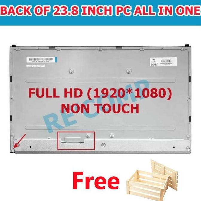 Layar Led Lcd All In One Pc Lenovo Aio A340 A340-24Icb A340-24Ick 23.8 New Stok